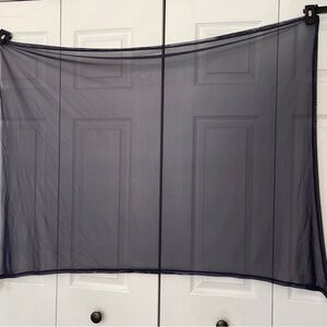 Navy Blue Sheer Sarong Swim Wrap 32” long